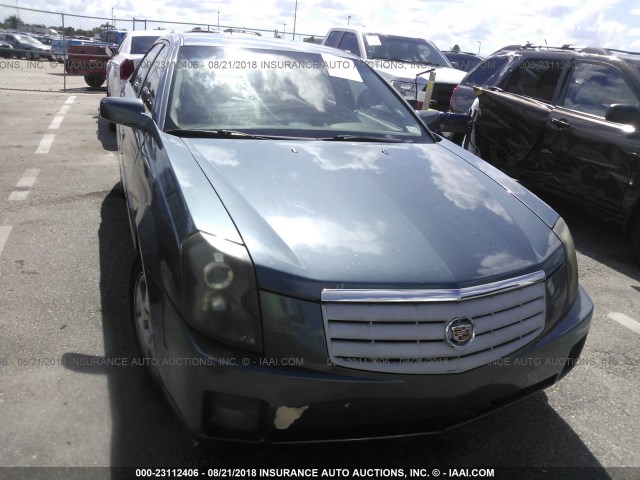 1G6DM57T860211154 - 2006 CADILLAC CTS TEAL photo 6