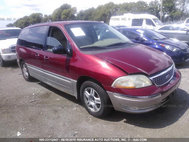 2FMZA53483BB52008 - 2003 FORD WINDSTAR SEL RED photo 1