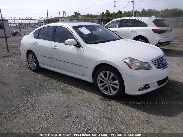 JNKBY01F28M551361 - 2008 INFINITI M45 WHITE photo 1