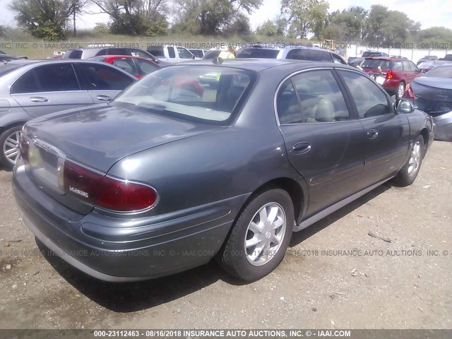 1G4HR54K34U243491 - 2004 BUICK LESABRE LIMITED BLUE photo 4