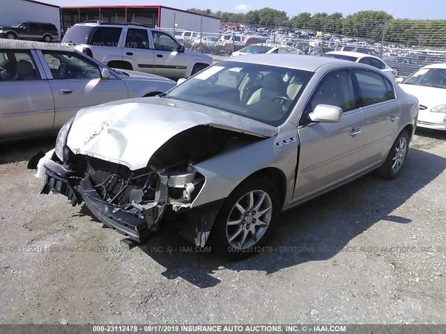 1G4HD57227U171133 - 2007 BUICK LUCERNE CXL GOLD photo 2