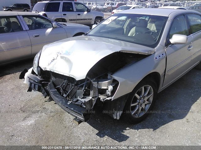 1G4HD57227U171133 - 2007 BUICK LUCERNE CXL GOLD photo 6