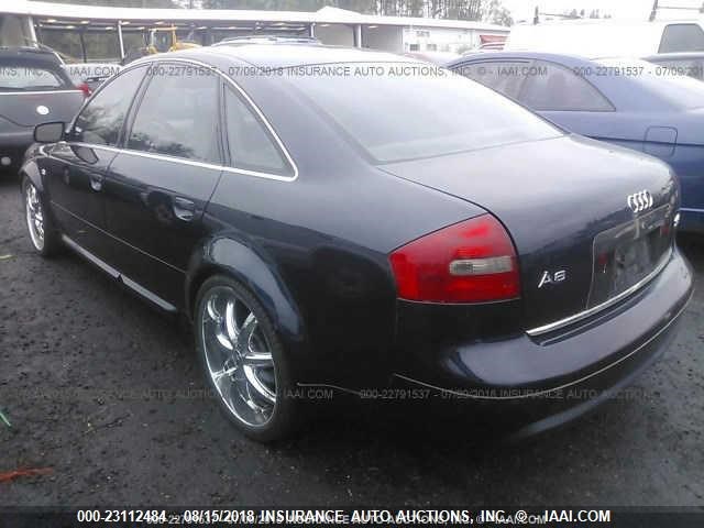 WAUZL54B7YN065527 - 2000 AUDI A6 4.2 QUATTRO BLUE photo 3