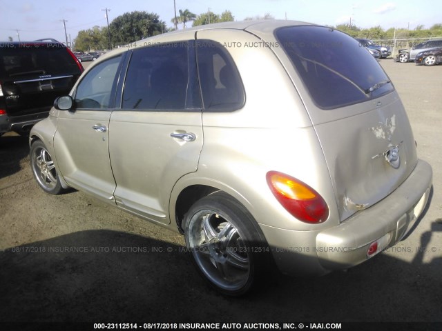 3C4FY48B12T223816 - 2002 CHRYSLER PT CRUISER CLASSIC BEIGE photo 3