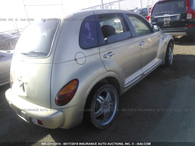 3C4FY48B12T223816 - 2002 CHRYSLER PT CRUISER CLASSIC BEIGE photo 4