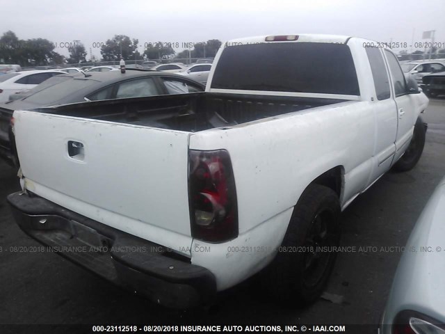 2GCEC19V031333440 - 2003 CHEVROLET SILVERADO C1500 WHITE photo 4