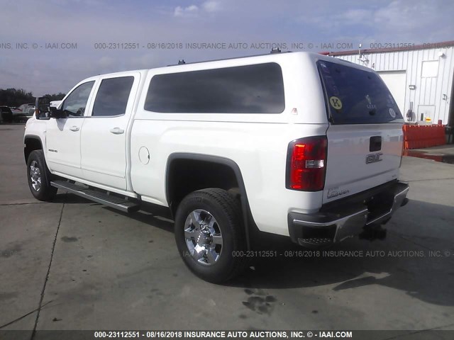 1GT12SEG9GF129135 - 2016 GMC SIERRA K2500 SLE WHITE photo 3