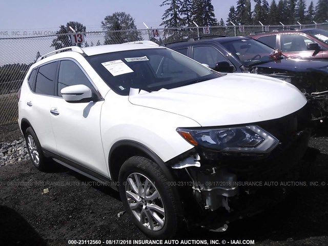 KNMAT2MV5HP565098 - 2017 NISSAN ROGUE WHITE photo 1