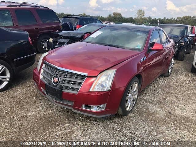 1G6DT57V080182062 - 2008 CADILLAC CTS HI FEATURE V6 RED photo 1