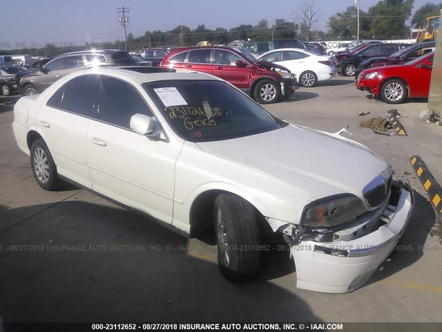 1LNHM86S55Y610771 - 2005 LINCOLN LS WHITE photo 1