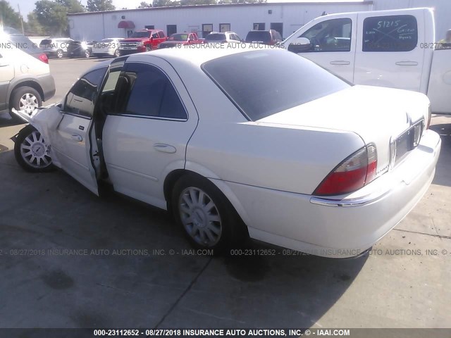 1LNHM86S55Y610771 - 2005 LINCOLN LS 白色 照片 3