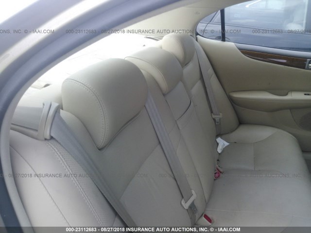 JTHBA30G965169433 - 2006 LEXUS ES 330 GOLD photo 8