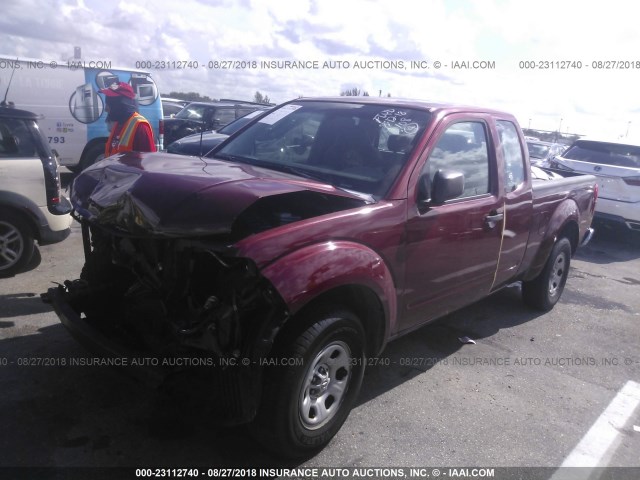 1N6BD06T38C437108 - 2008 NISSAN FRONTIER KING CAB XE/KING CAB SE RED photo 2