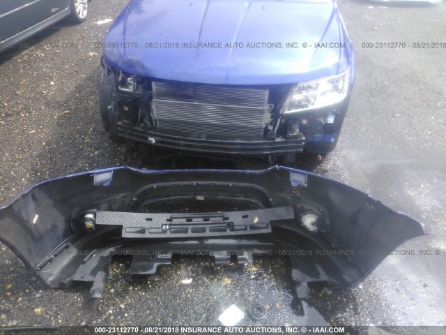 3C4PDCBB6CT394257 - 2012 DODGE JOURNEY SXT BLUE photo 6