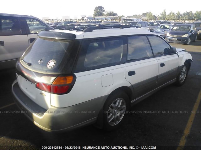 4S3BH6754Y6639366 - 2000 SUBARU LEGACY OUTBACK AWP 白色 照片 4