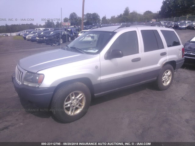 1J4GW48N14C411801 - 2004 JEEP GRAND CHEROKEE LAREDO/COLUMBIA/FREEDOM 银色 照片 2