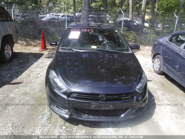 1C3CDFBB8ED860431 - 2014 DODGE DART SXT BLACK photo 6