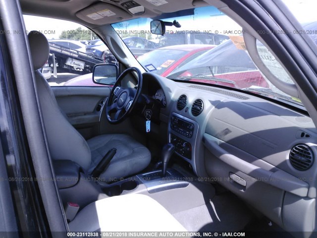 1J4GL38KX4W144925 - 2004 JEEP LIBERTY RENEGADE 黑色 照片 5