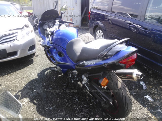 JS1GN79A732101608 - 2003 SUZUKI GSX600 F BLUE photo 3