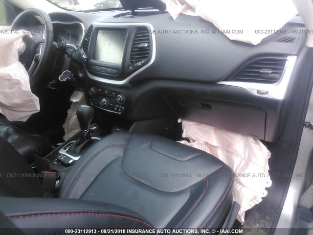 1C4PJMBS2EW111512 - 2014 JEEP CHEROKEE TRAILHAWK 灰色 照片 5