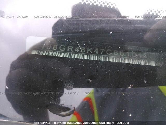 1J8GR48K47C661047 - 2007 JEEP GRAND CHEROKEE LAREDO/COLUMBIA/FREEDOM 红色 照片 9