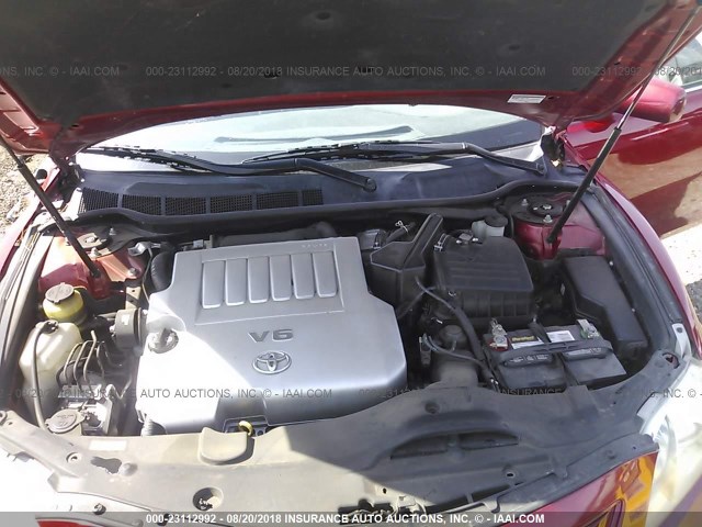 4T1BK46K68U069150 - 2008 TOYOTA CAMRY LE/XLE/SE Qırmızı foto 10