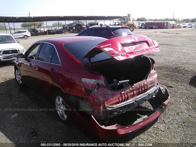 4T1BK46K68U069150 - 2008 TOYOTA CAMRY LE/XLE/SE Qırmızı foto 3