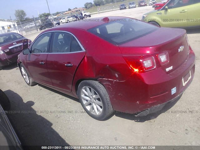 1G11H5SA9DF136624 - 2013 CHEVROLET MALIBU LTZ 红色 照片 3