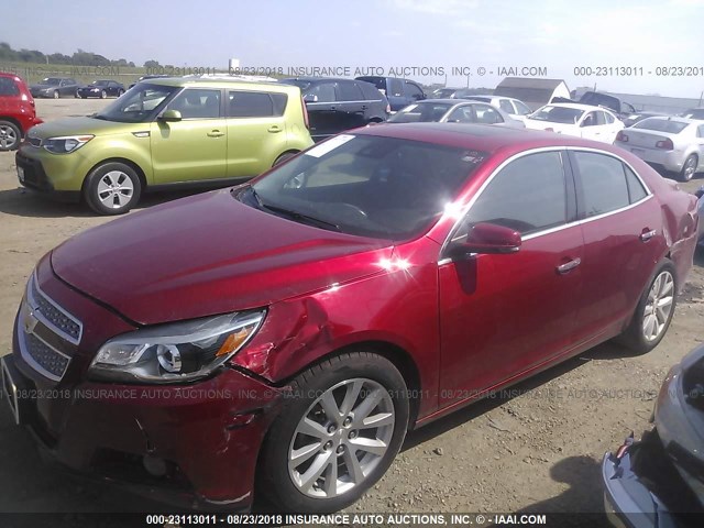 1G11H5SA9DF136624 - 2013 CHEVROLET MALIBU LTZ 红色 照片 6