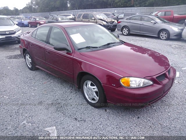 1G2NE52E95M191726 - 2005 PONTIAC GRAND AM SE BURGUNDY photo 1