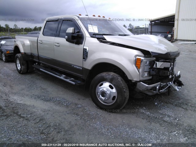 1FT8W3DT7HEE42134 - 2017 FORD F350 SUPER DUTY TEAL photo 1