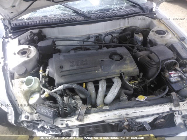 1Y1SK52822Z425877 - 2002 CHEVROLET GEO PRIZM LSI WHITE photo 10