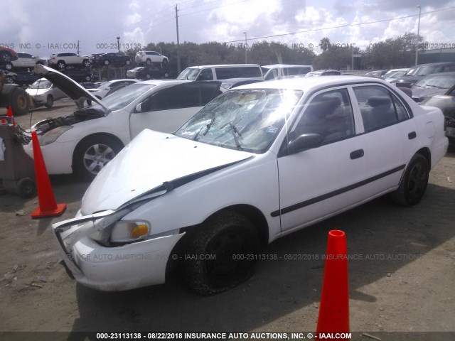 1Y1SK52822Z425877 - 2002 CHEVROLET GEO PRIZM LSI WHITE photo 2
