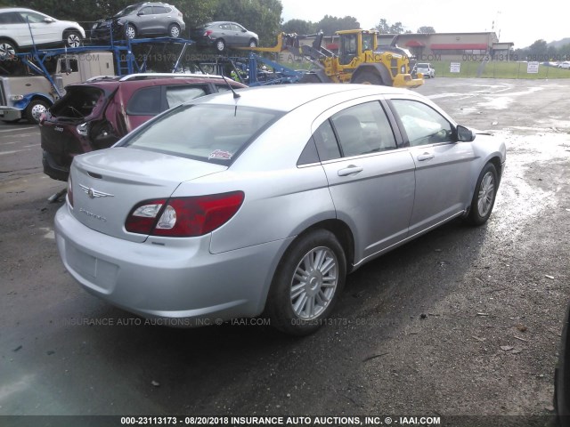 1C3LC56K37N581988 - 2007 CHRYSLER SEBRING TOURING SILVER photo 4