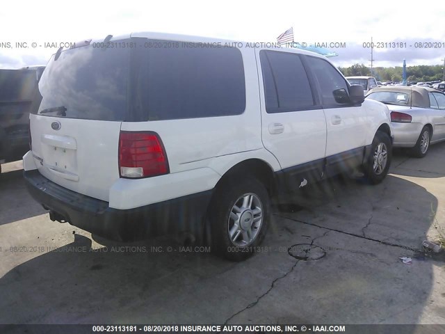 1FMPU16L83LC02996 - 2003 FORD EXPEDITION XLT WHITE photo 4