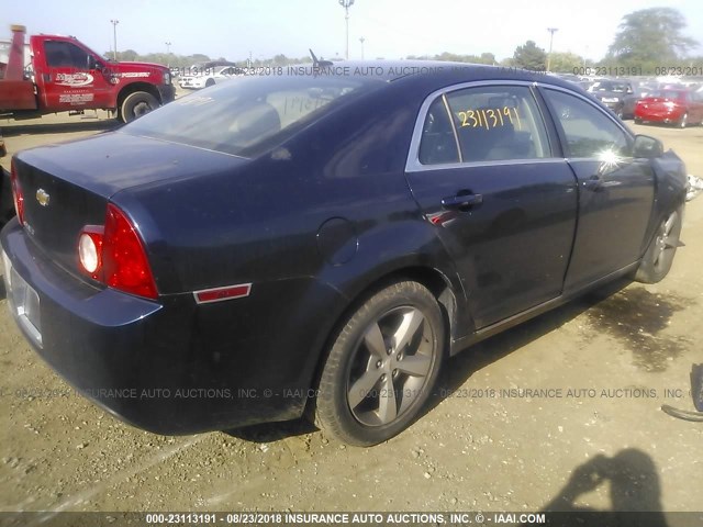 1G1ZC5E15BF224404 - 2011 CHEVROLET MALIBU 1LT მუქი ლურჯი ფოტო 4