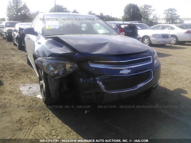 1G1ZC5E15BF224404 - 2011 CHEVROLET MALIBU 1LT მუქი ლურჯი ფოტო 6