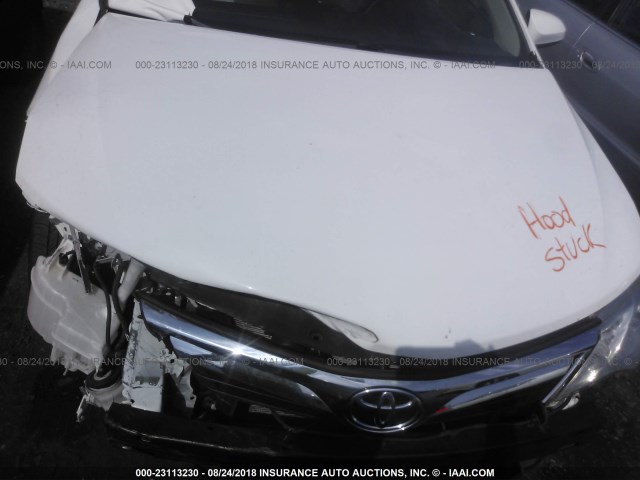4T1BF1FK0CU520018 - 2012 TOYOTA CAMRY SE/LE/XLE 白色 照片 10