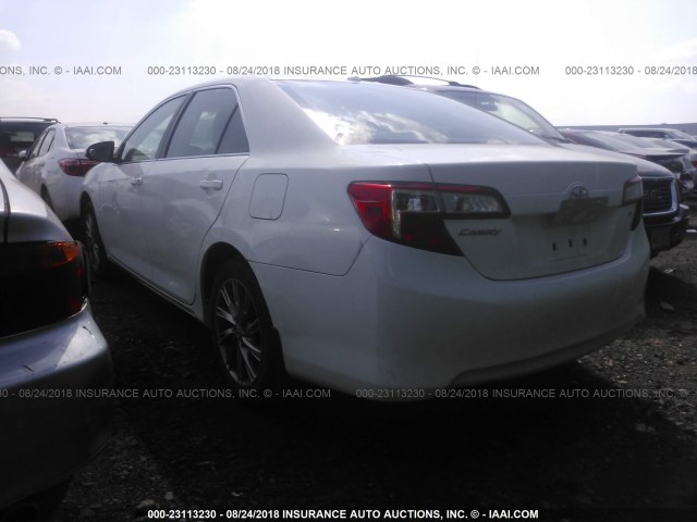 4T1BF1FK0CU520018 - 2012 TOYOTA CAMRY SE/LE/XLE 白色 照片 3