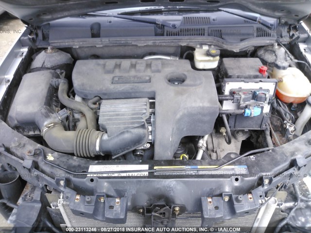 1G8AJ55F06Z186861 - 2006 SATURN ION LEVEL 2 SILVER photo 10