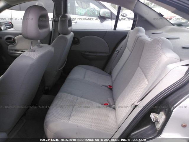 1G8AJ55F06Z186861 - 2006 SATURN ION LEVEL 2 SILVER photo 8