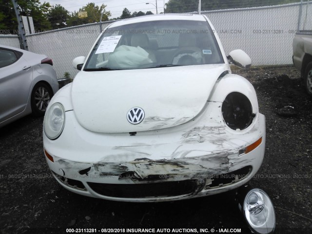 3VWFG31C38M514933 - 2008 VOLKSWAGEN NEW BEETLE TRIPLE WHITE WHITE photo 6