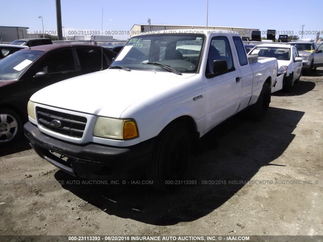 1FTYR14U31PA86280 - 2001 FORD RANGER SUPER CAB BLACK photo 2