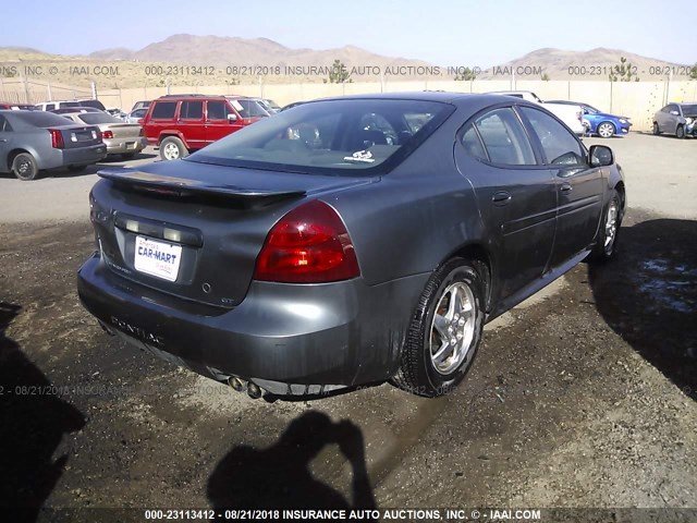 2G2WS522241278302 - 2004 PONTIAC GRAND PRIX GT2 GRAY photo 4