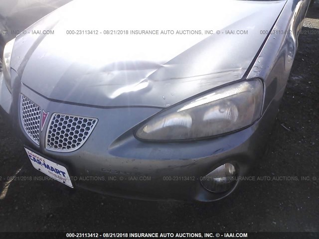 2G2WS522241278302 - 2004 PONTIAC GRAND PRIX GT2 GRAY photo 6