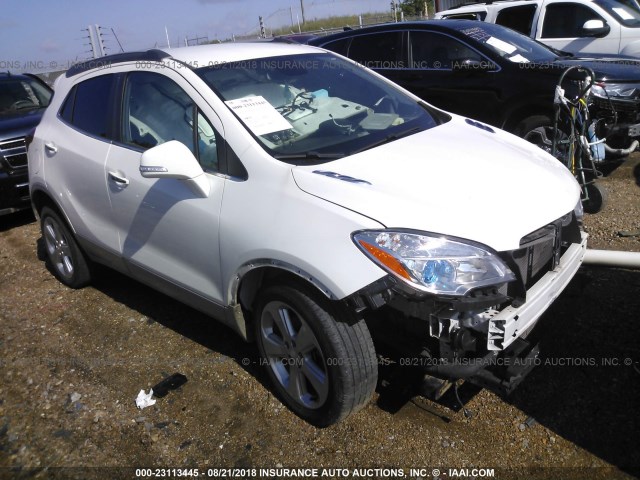 KL4CJASB8FB089919 - 2015 BUICK ENCORE WHITE photo 1