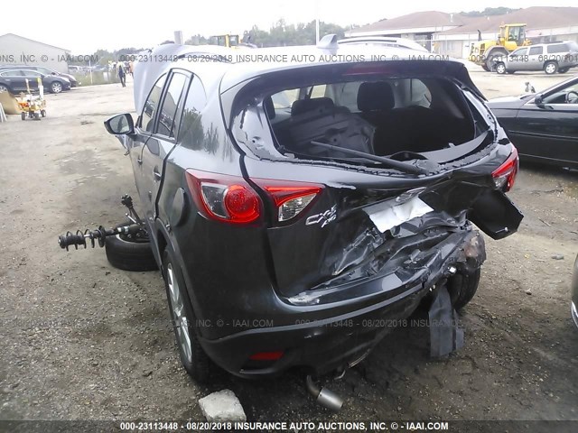 JM3KE4DY9E0365146 - 2014 MAZDA CX-5 GT GRAY photo 3