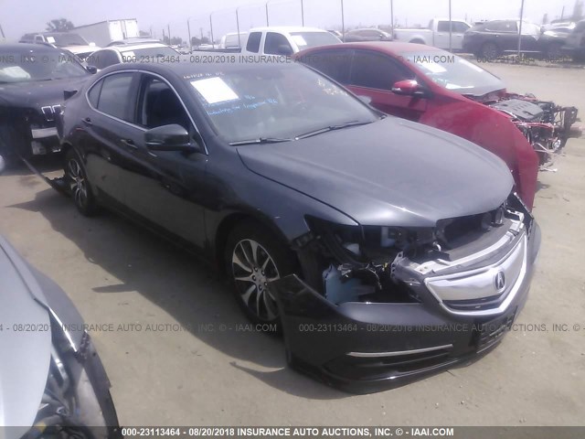 19UUB1F50GA001448 - 2016 ACURA TLX TECH GRAY photo 1
