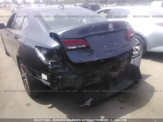19UUB1F50GA001448 - 2016 ACURA TLX TECH GRAY photo 6