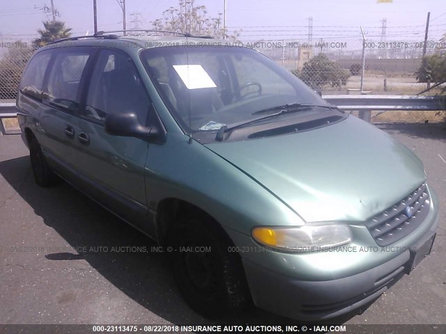 2P4GP2437WR538599 - 1998 PLYMOUTH GRAND VOYAGER  GREEN photo 1